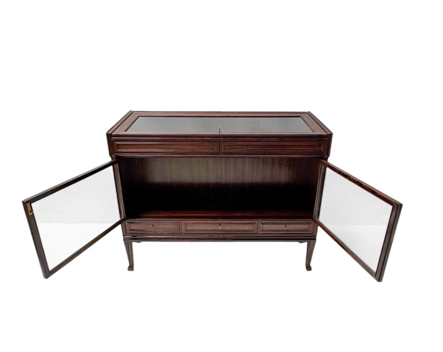 Art Deco Amsterdamse School Vitrine or display cabinet by Napoleon Le Grand